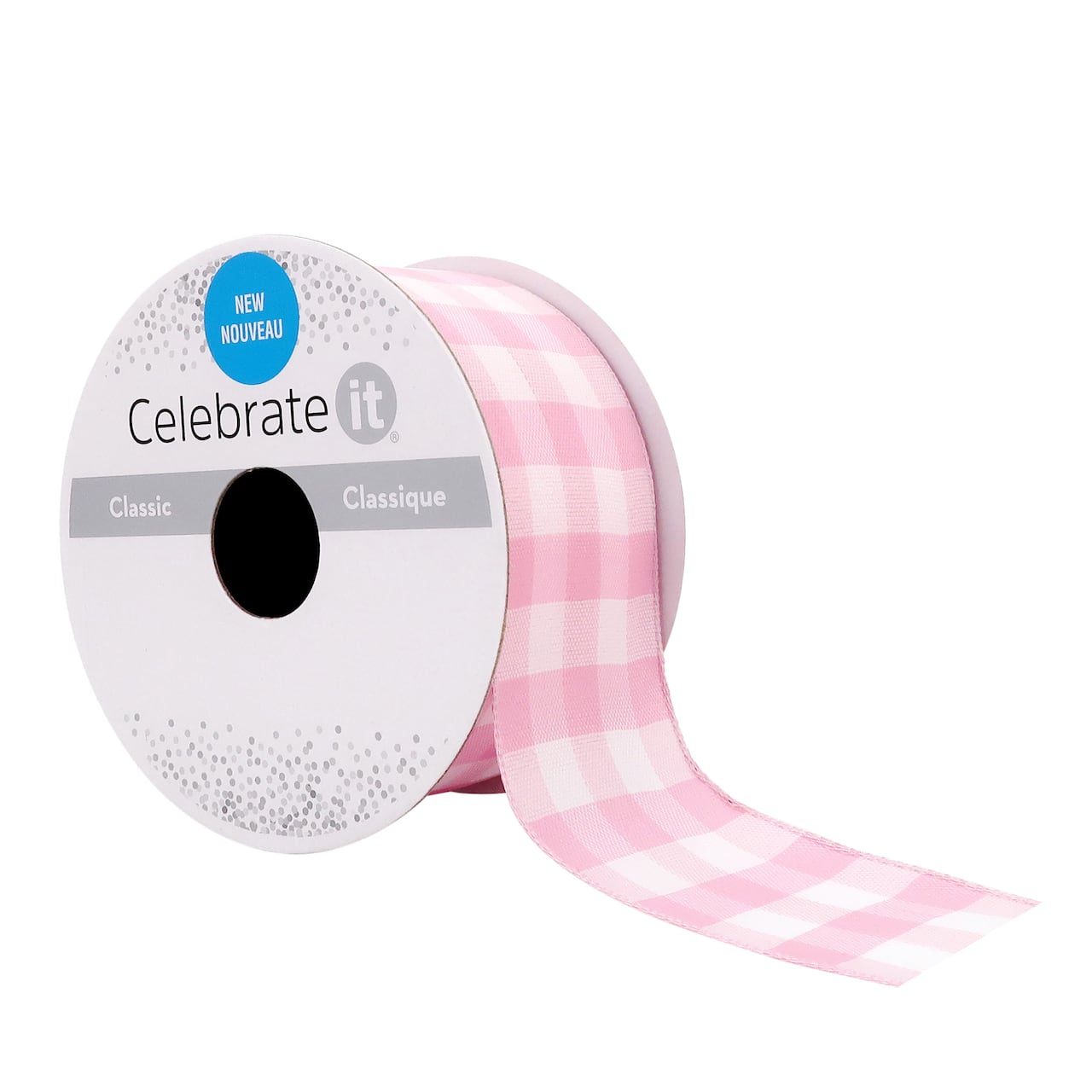 12 Pack: 1.5" x 3yd. Wired Checkered Ribbon by Celebrate It®